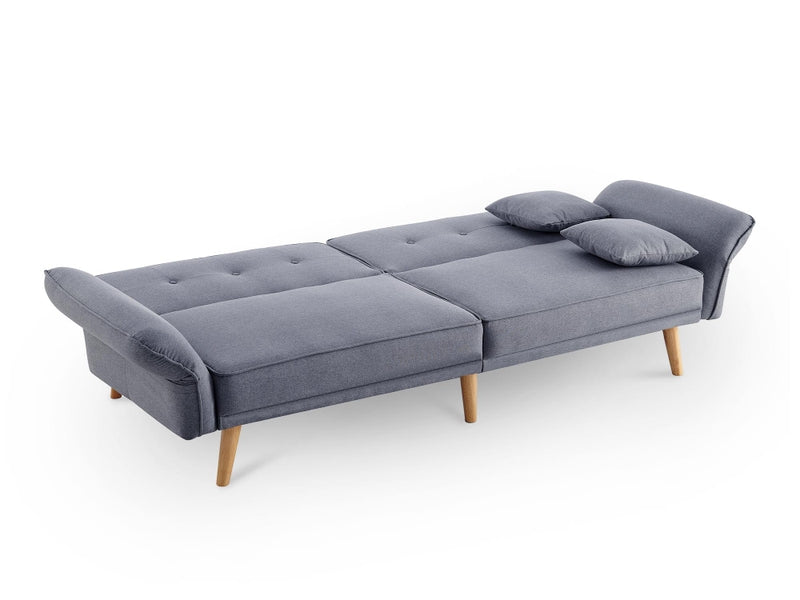 Banquette-lit clic clac couchage Occasionnel DECO IN PARIS gris
